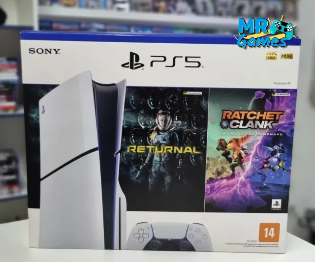 PS5 - PlayStation 5 Slim Novo Lacrado - 1 Ano de Garantia