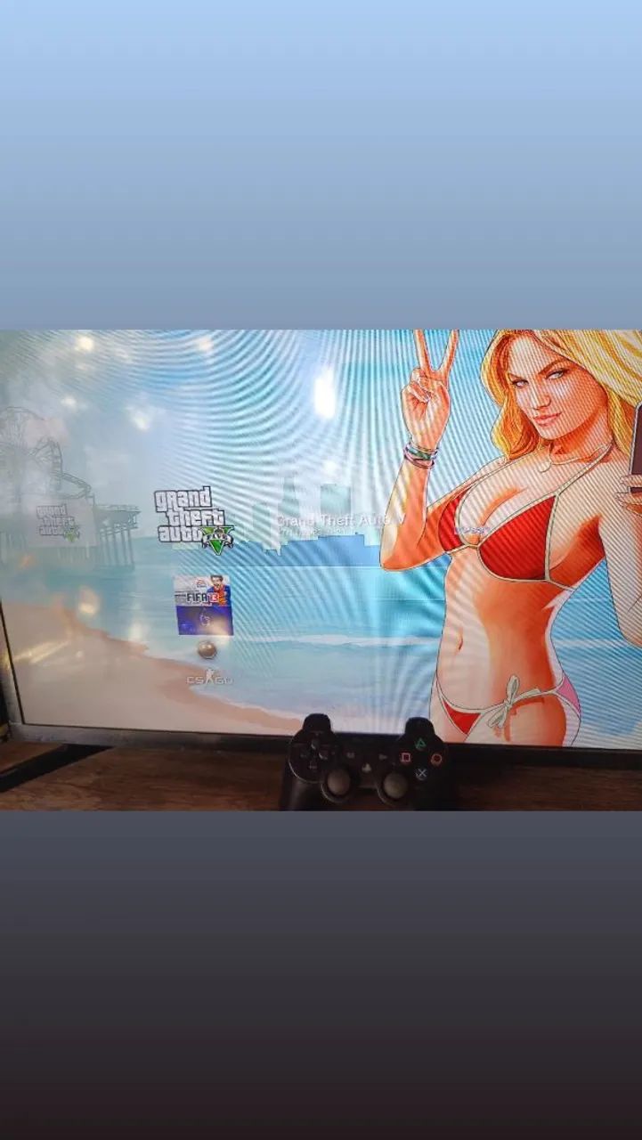 Playstation 3 com Jogos e Acessórios + garantia 