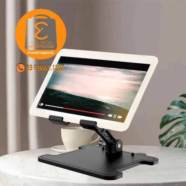 Suporte Universal de Mesa Para Smartphones e Tablet Ajustável OR-SP18 - Foto 2