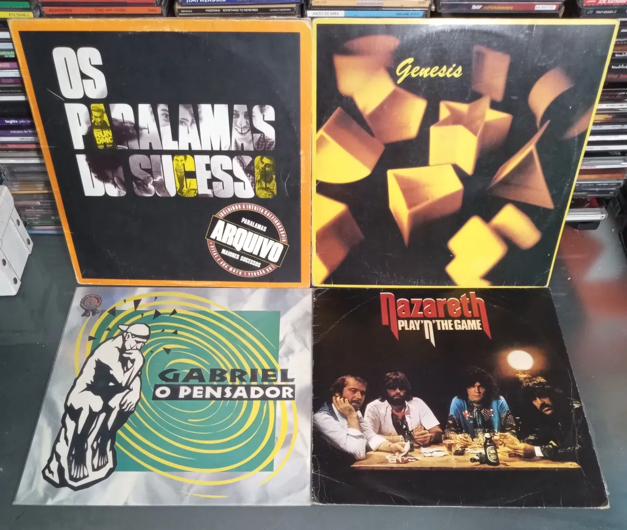 Lote De Discos De Vinil - Genesis, Nazareth, Paralamas Do Sucesso, Gabriel O Pensador