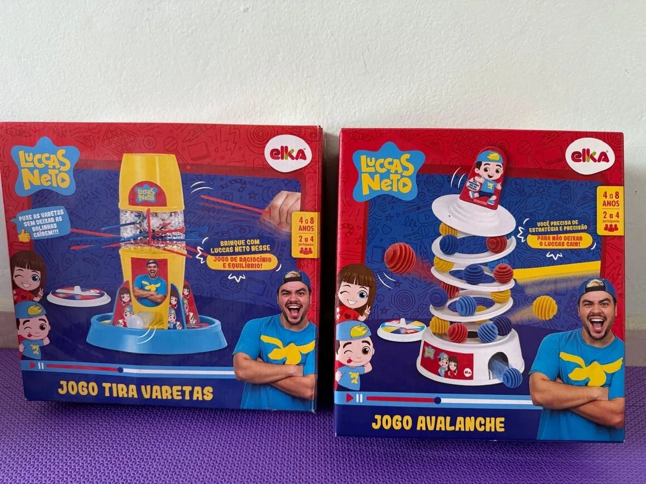 Kit Luccas Netto com os Jogos tira vareta e avalanche - Foto 3