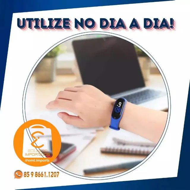 Relogio Led Digital Unissex - Foto 3