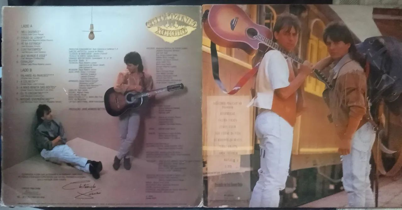 LP - Disco vinil - Combo 2 Discos vinil - Chitãozinho & Xororó - Os meninos do Brasil  - Foto 2