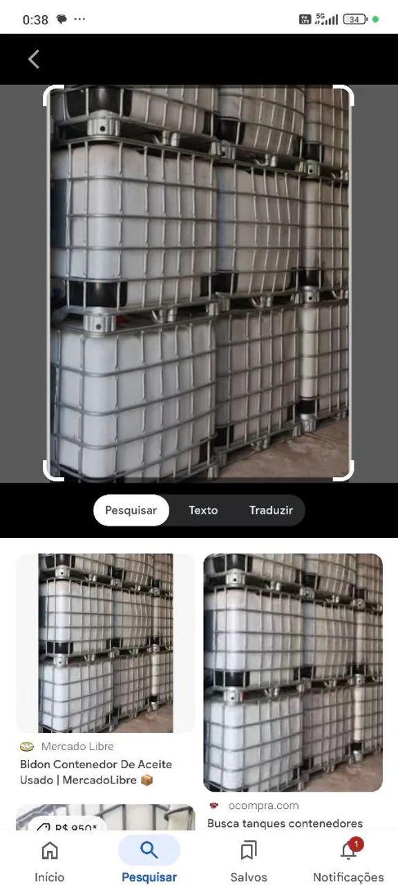 Tanques de 1000 Litros