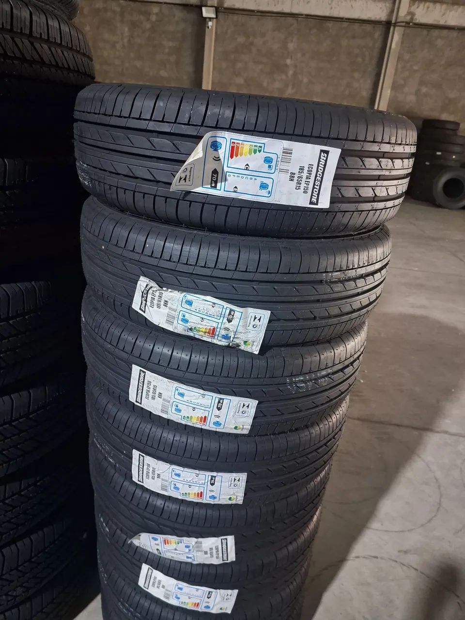 Pneu Bridgestone Ecopia 185/65-15 88H( ACEITO CREDISHOP)