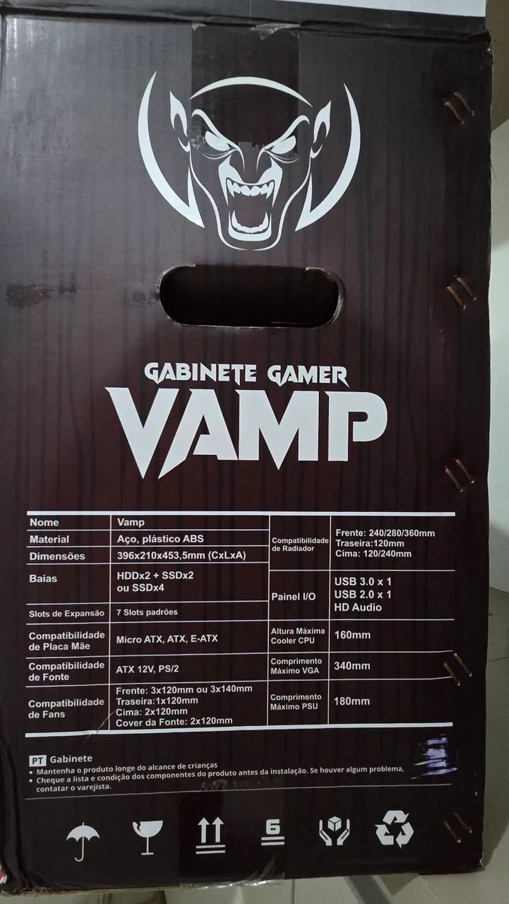 Gabinete Gamer Vamp - Foto 2