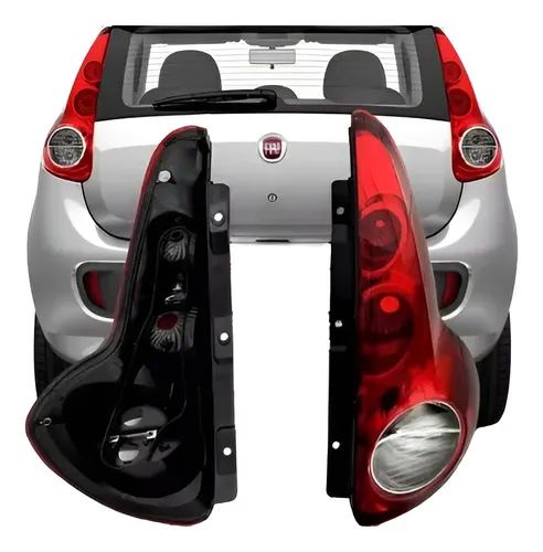 Par De Lanterna Traseira Palio 2012 2013 14 15 16 17 Fumê - Foto 2