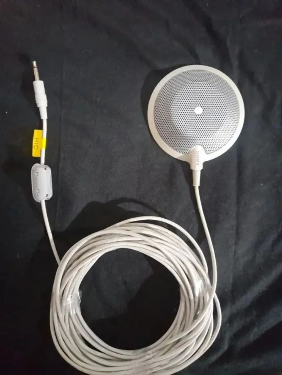 Microfone Sony Omnidirecional PCS A-1 para Computador Semi Novo Barato!