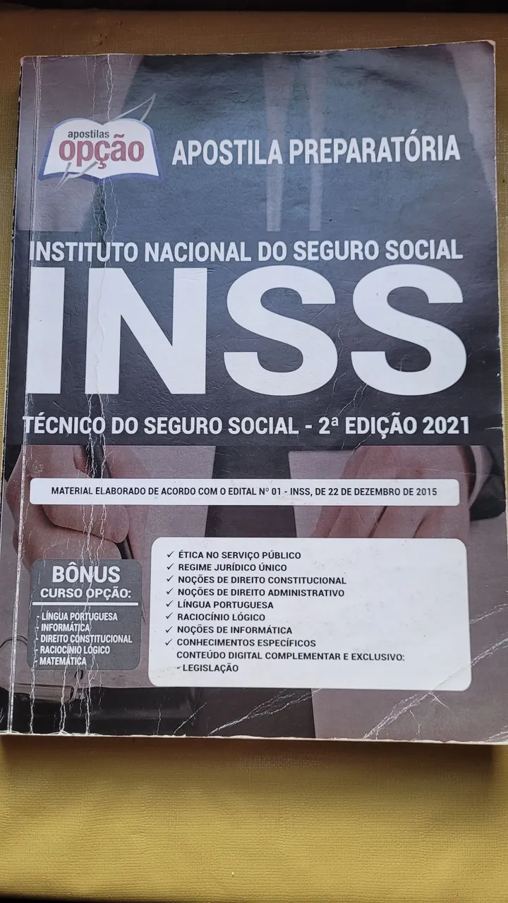 Apostila Preparatória INSS - Técnico do Seguro Social - 2ª Edição