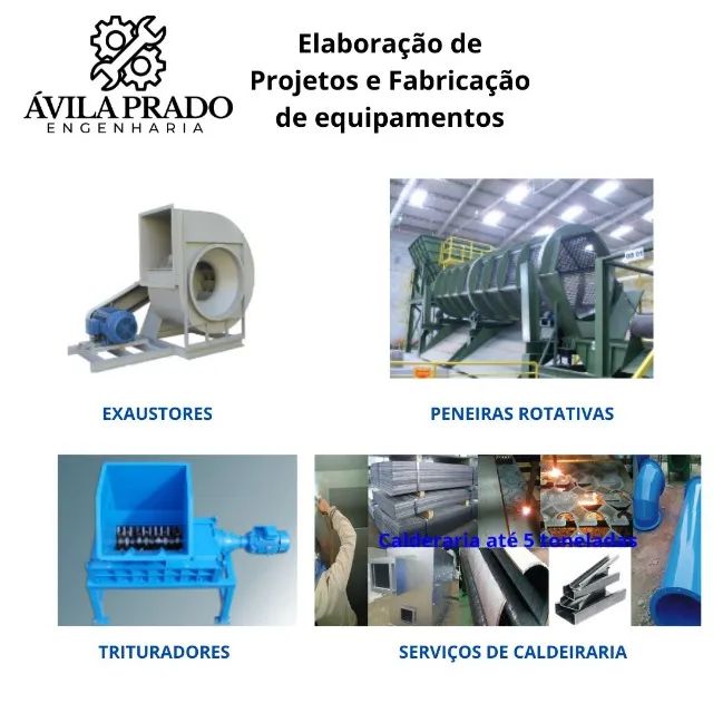 Projetos e Fabricação de equipamentos industriais - Orçamento na Hora!