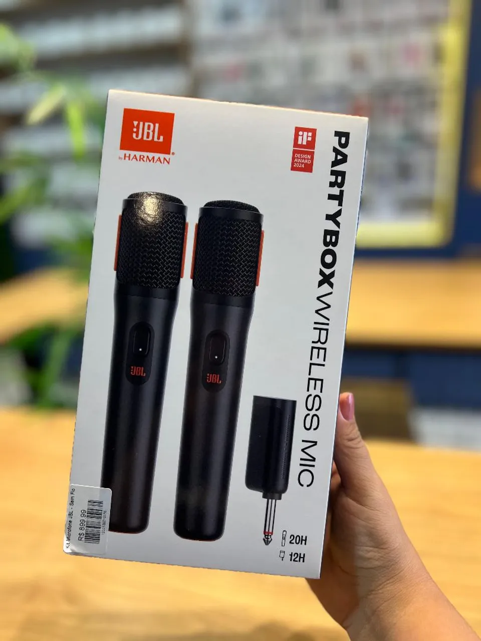Microfone sem fio da JBL