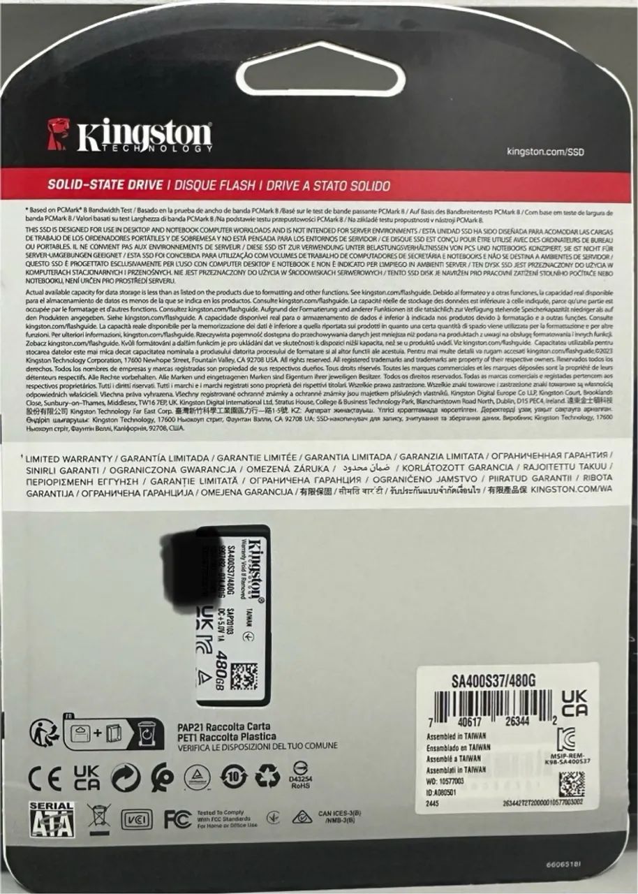 SSD 480 GB Kingston NOVO - Foto 2