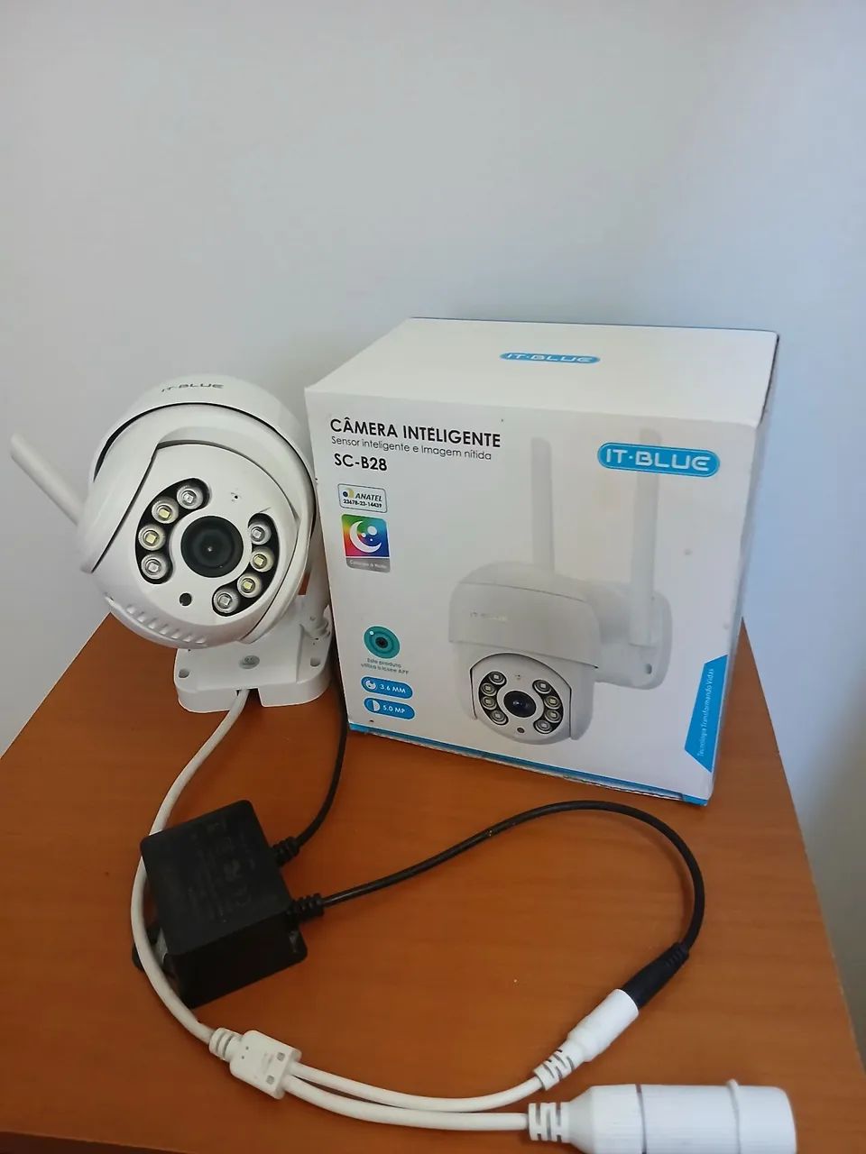 Câmera de Segurança Wi-Fi  -  IT-BLUE  