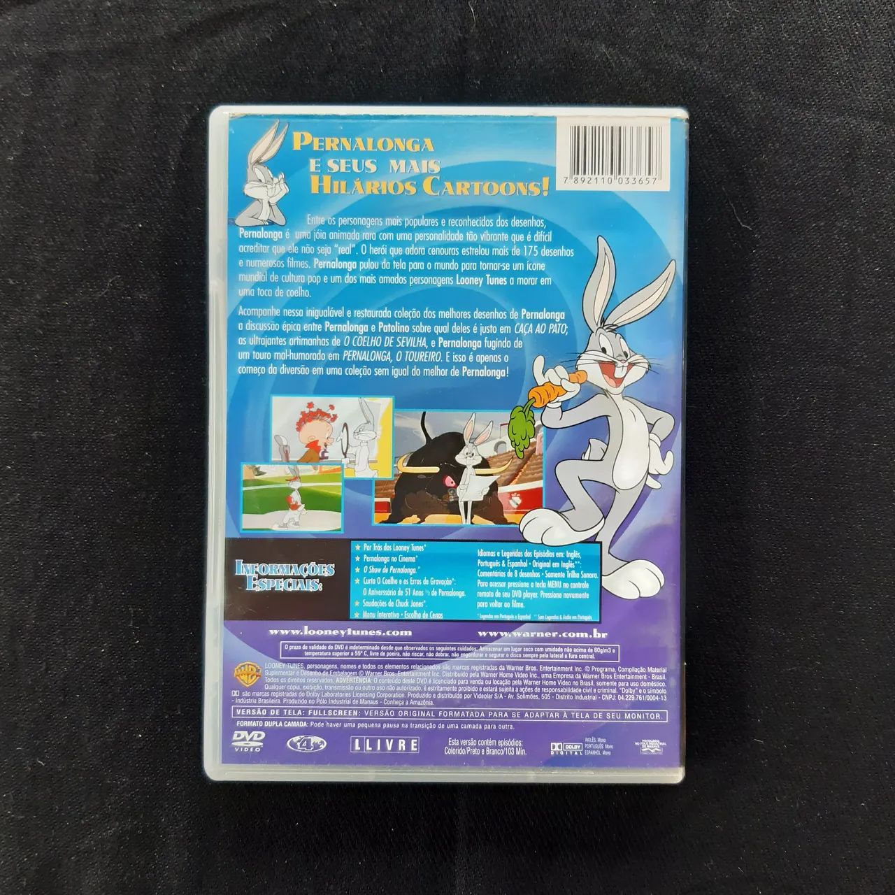 DVD Aventuras com Perna Longa - Coleção Looney Tunes - Foto 2