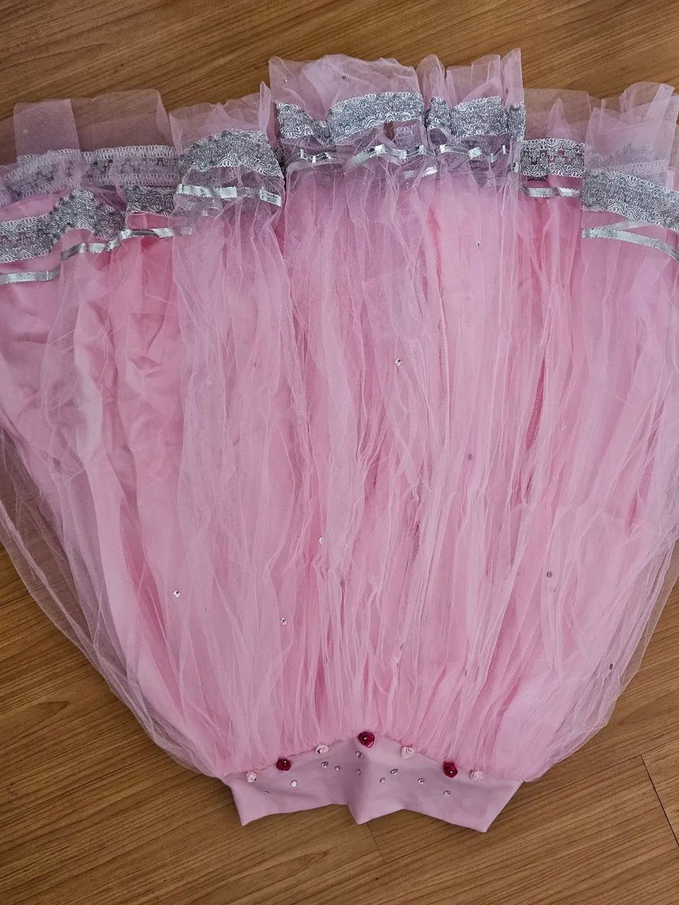 Figurino ballet rosa com acessórios  - Foto 4