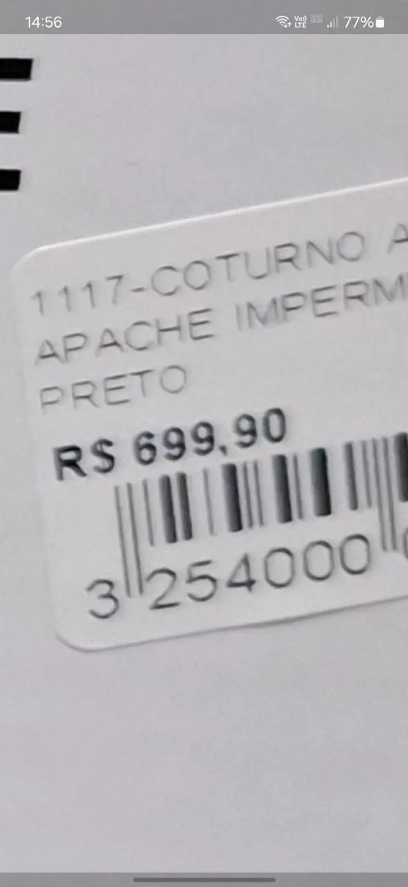 Coturno o apache de Couro preto masculina impermeável  - Foto 5