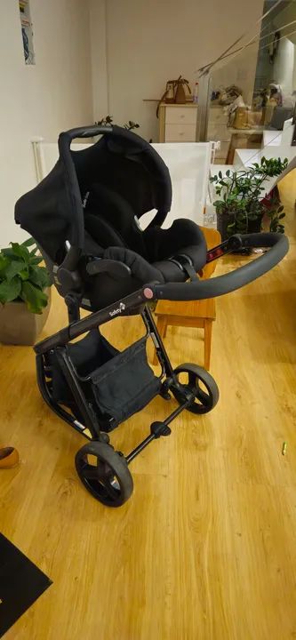 Carrinho + Bebê conforto + Moisés Safety 1st ótimo estado - Foto 5