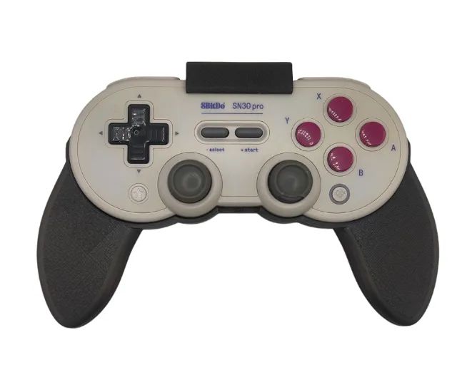Grip Suporte 3D compativel com Controle 8BitDo SN30 Pro - Preto
