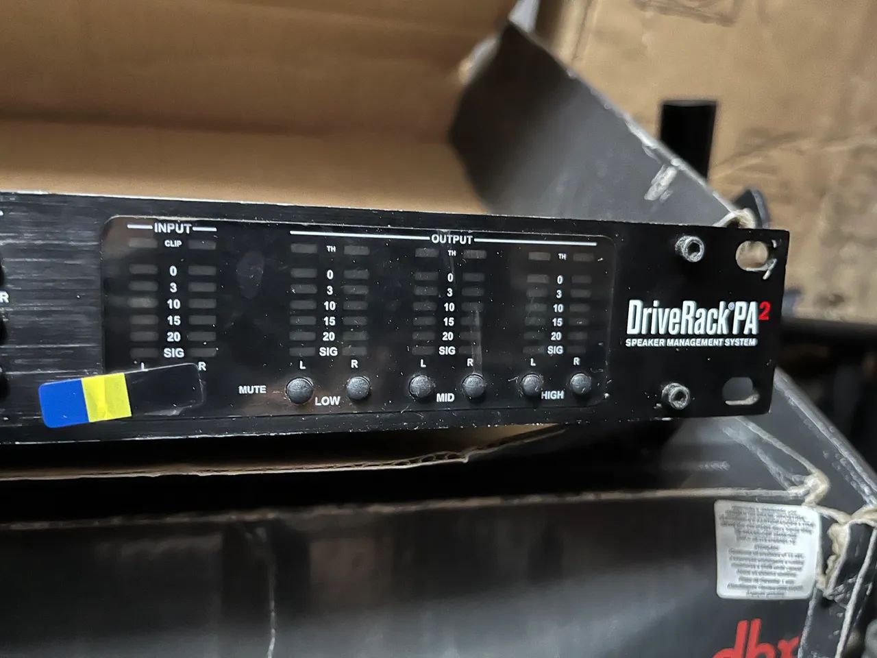 Processador DBX drive Rack PA 2 - Equipamentos e Acessórios de Som