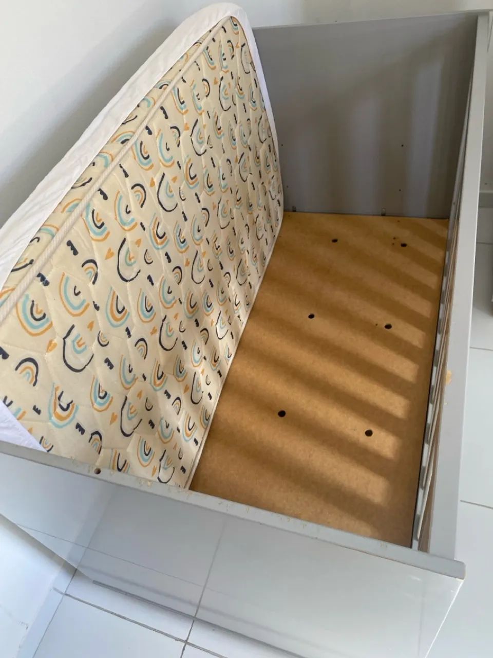 Berço Matic 2 em 1 na cor cinza moderno - Foto 4