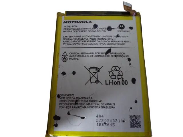bateria original motorola moto g54 modelo pc50