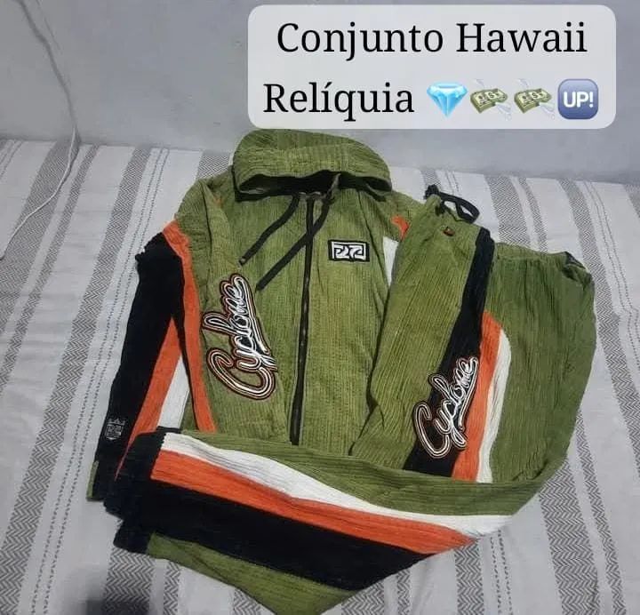 Conjunto Hawaii Cyclone Relíquia Roupas Jardim Santo Elias