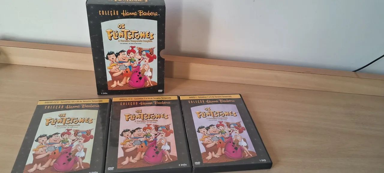 Coleção Os Flintstones - 1ª, 2ª e 3ª Temporada - DVD - Foto 4
