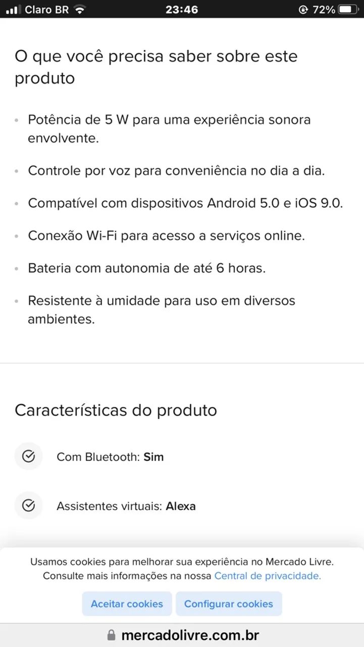 caixa de som com alexa  - Foto 3