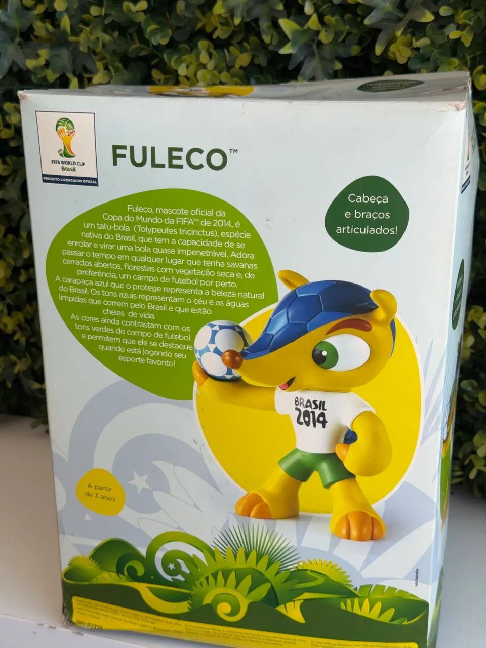 Boneco do Fuleco - Mascote da Copa 2014 - de Vinil - Grow - Foto 5