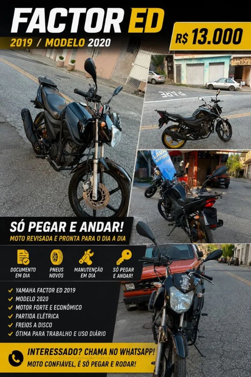 VENDO YAMAHA FACTOR 