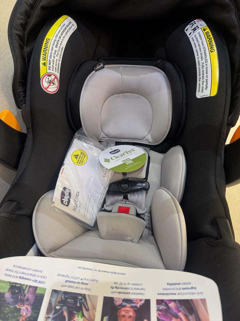 CADEIRINHA CHICCO KEYFIT MAX CLEARTEX NOVA  - Foto 4