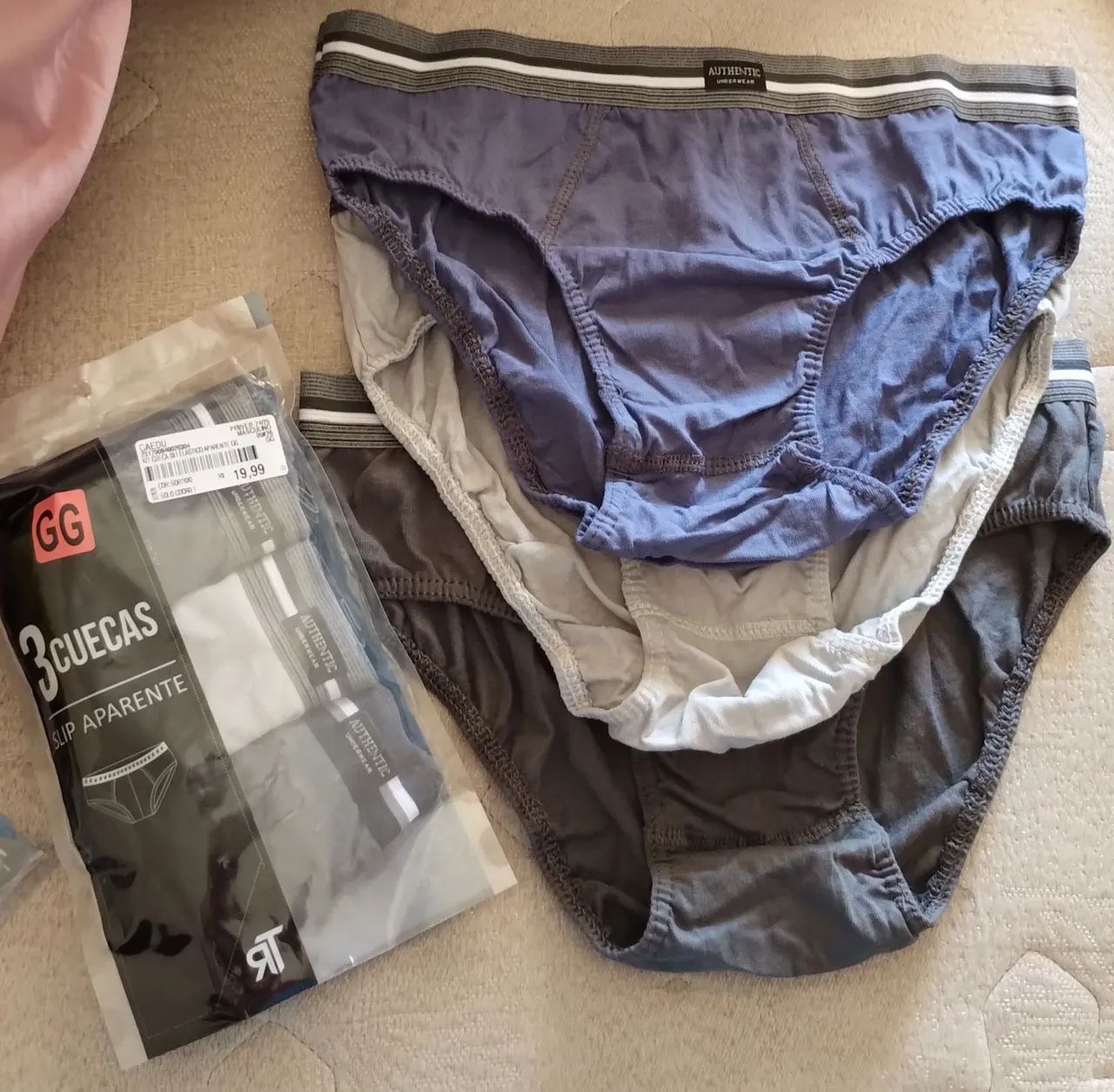 Cueca slip P/M - Foto 2