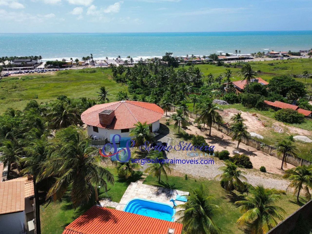 Ampla casa com linda vista para o mar na Prainha - Aquiraz - Foto 2