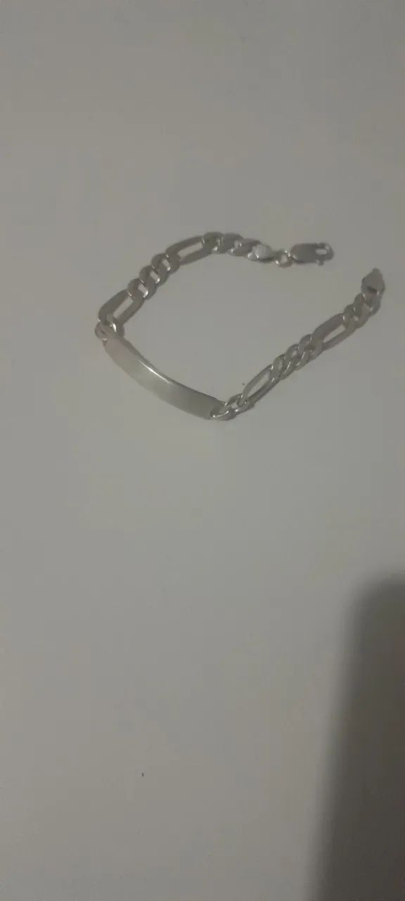 pulseira de prata italy925, 21cm  - Foto 5
