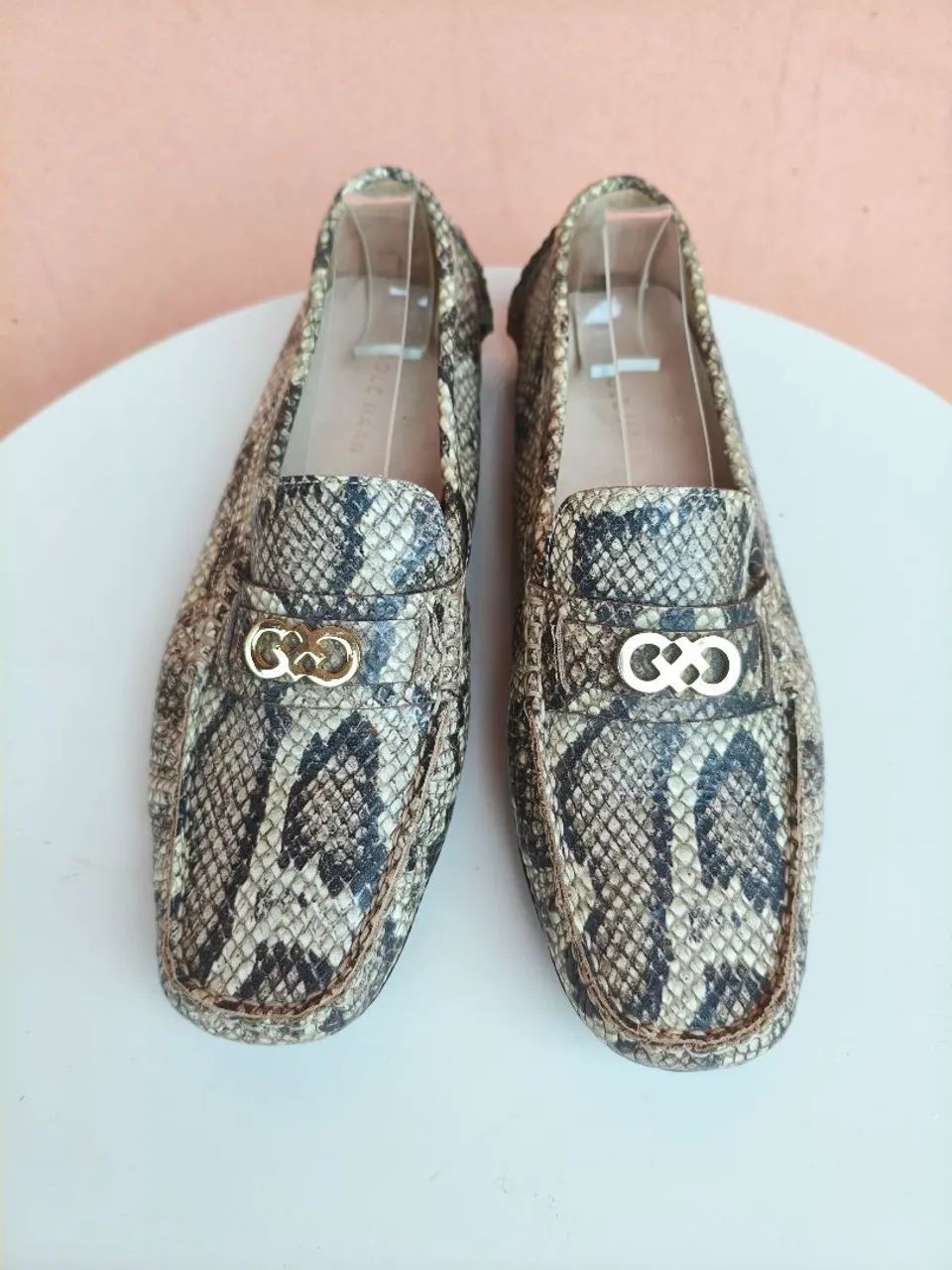 Mocassim cole haan de couro legítimo luxo Tam 36/37 - Foto 2