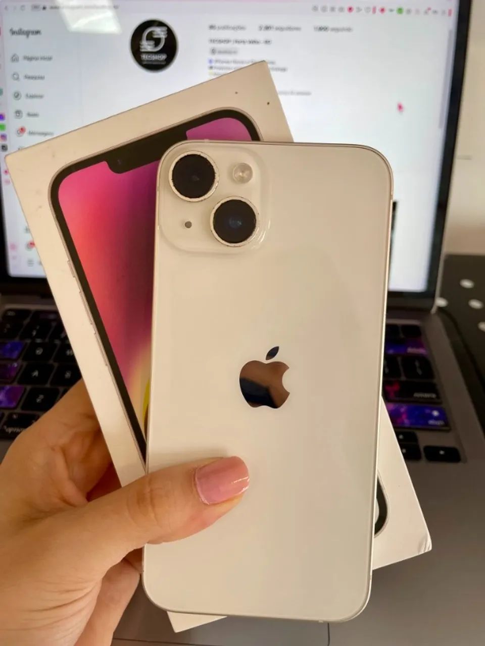 iPhone 14 de 128gb semi novo + garantia - Foto 2