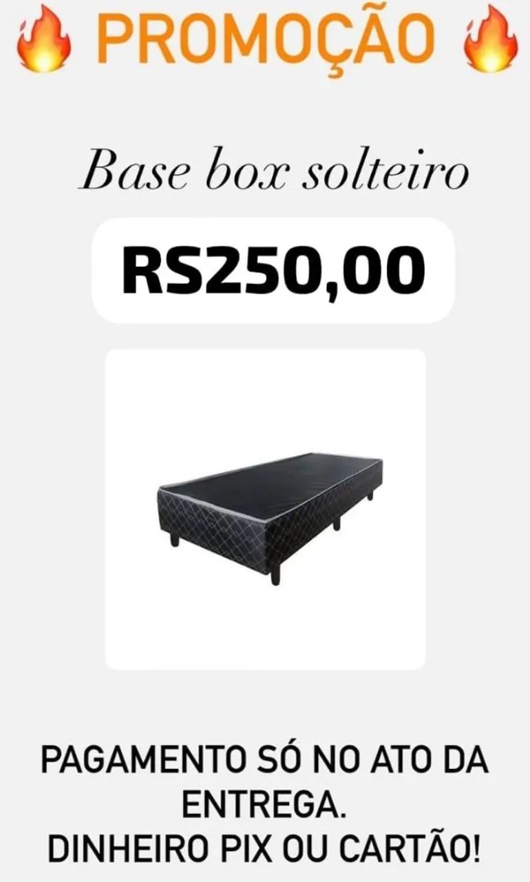 Base box solteiro simples  - Foto 2