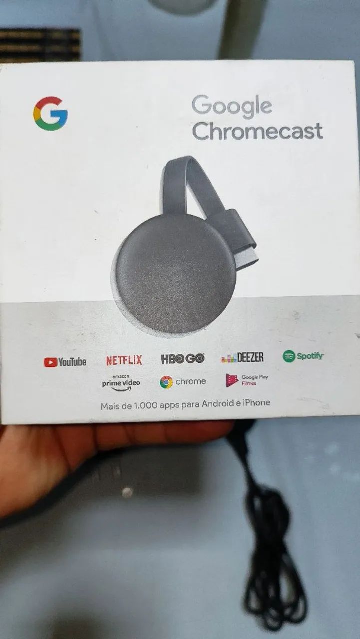 Google Chromecast 3 Geração | TV Smart