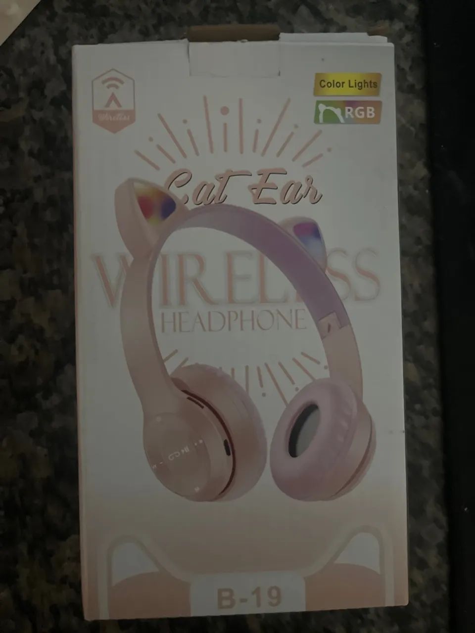 Fone de gatinho sem fio