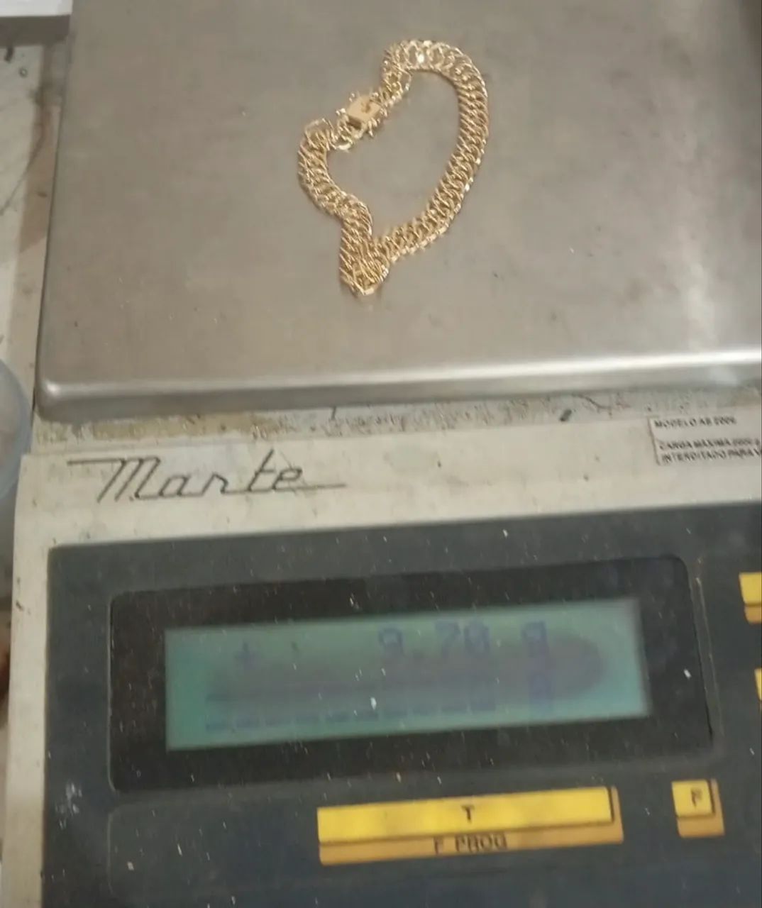 Pulseira ouro grumet duplo 18k750 - Foto 3