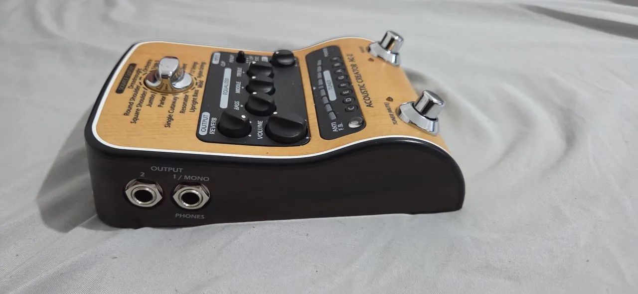 Pedal de Preamp Violão Zoom Ac2  - Foto 3