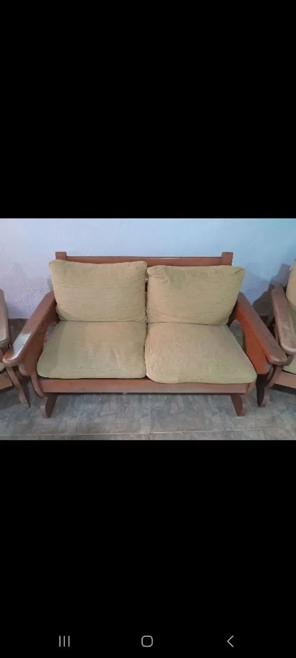 Sofá madeira maciça  - Foto 3