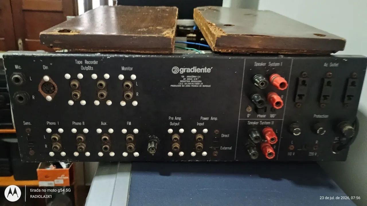 Raro amplificador Gradiente pró 2000 - Foto 5