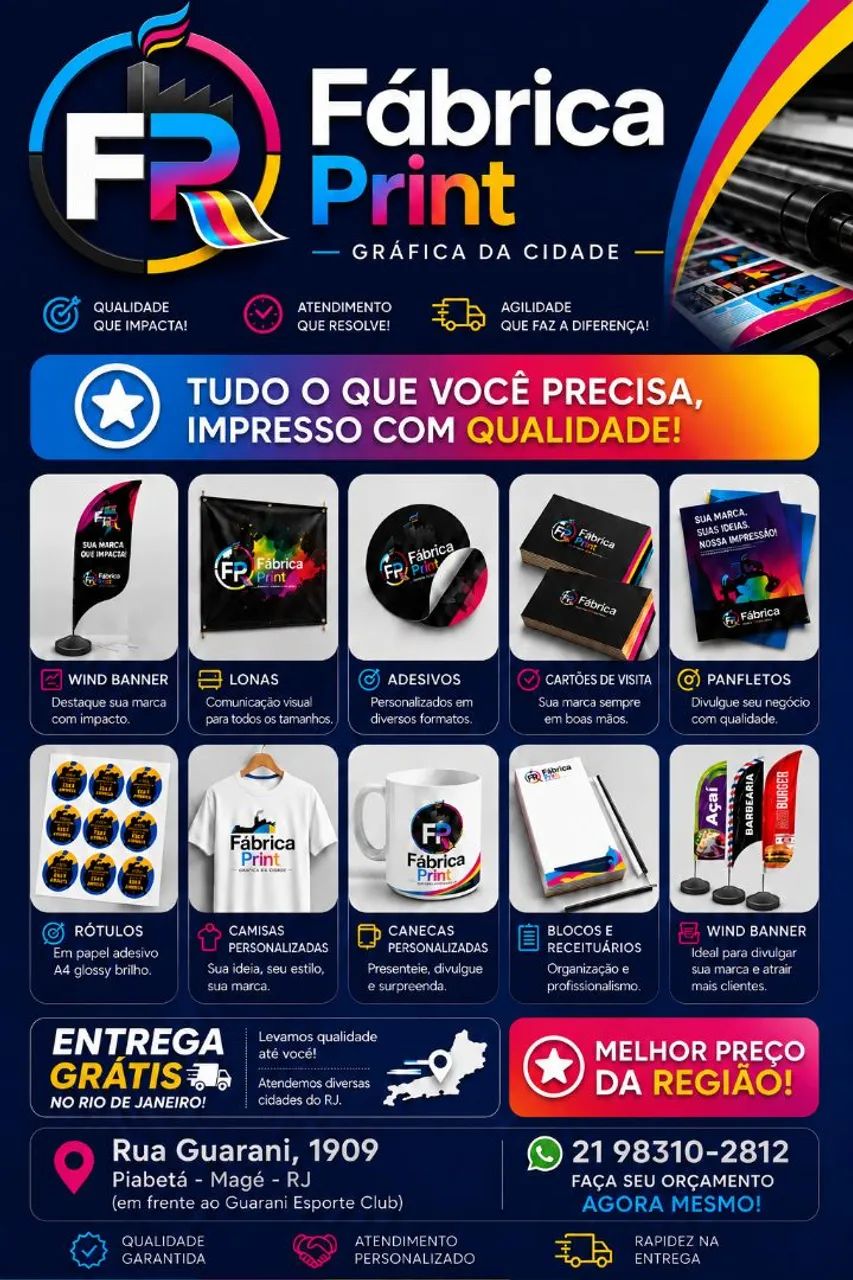 Gráfica em Piabetá 
