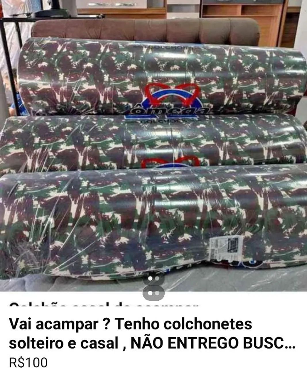 VAI ACAMPAR ? COLCHÃO SOLTEIRO 5 CM R$ 120 no JARDIM NOVO MUNDO GOIÂNIA  - Foto 3