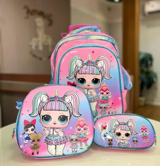 Kit mochila infantil escola  - Foto 3