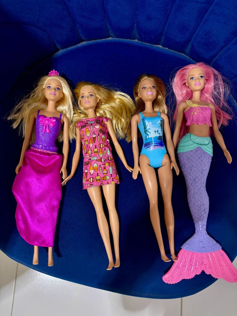 Lote das 4 Barbies 