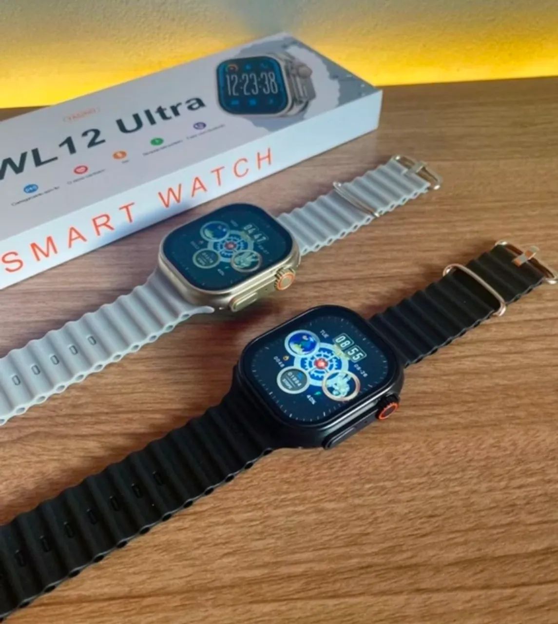 Smartwatch ultra com pulseira Extra  - Foto 5