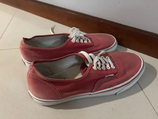 Tênis Vans Authentic Vermelho - Tamanho 41 - Foto 4