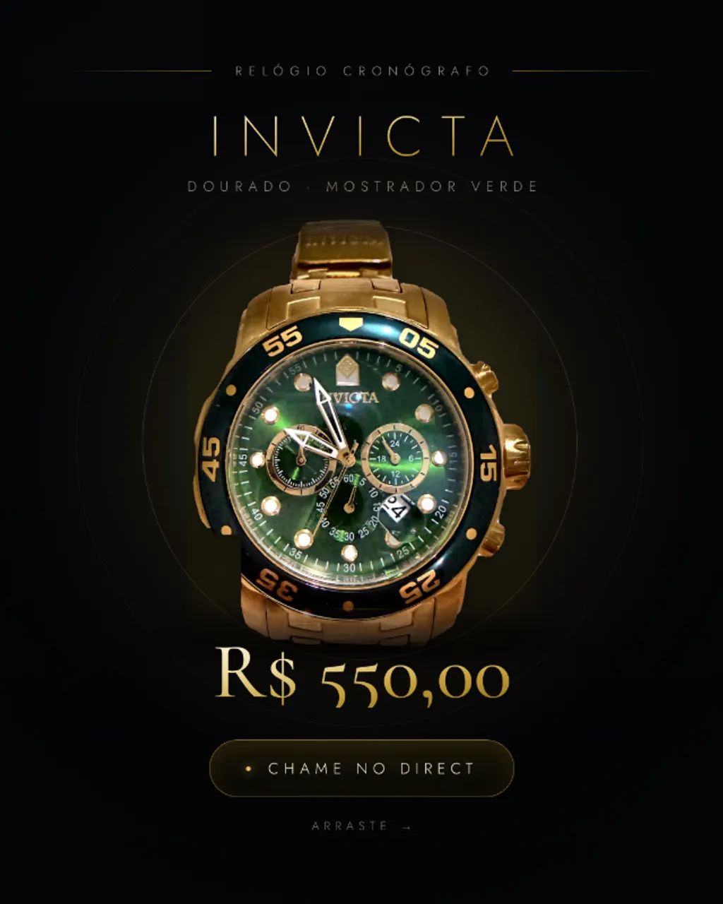 Relógio Invicta Luxo